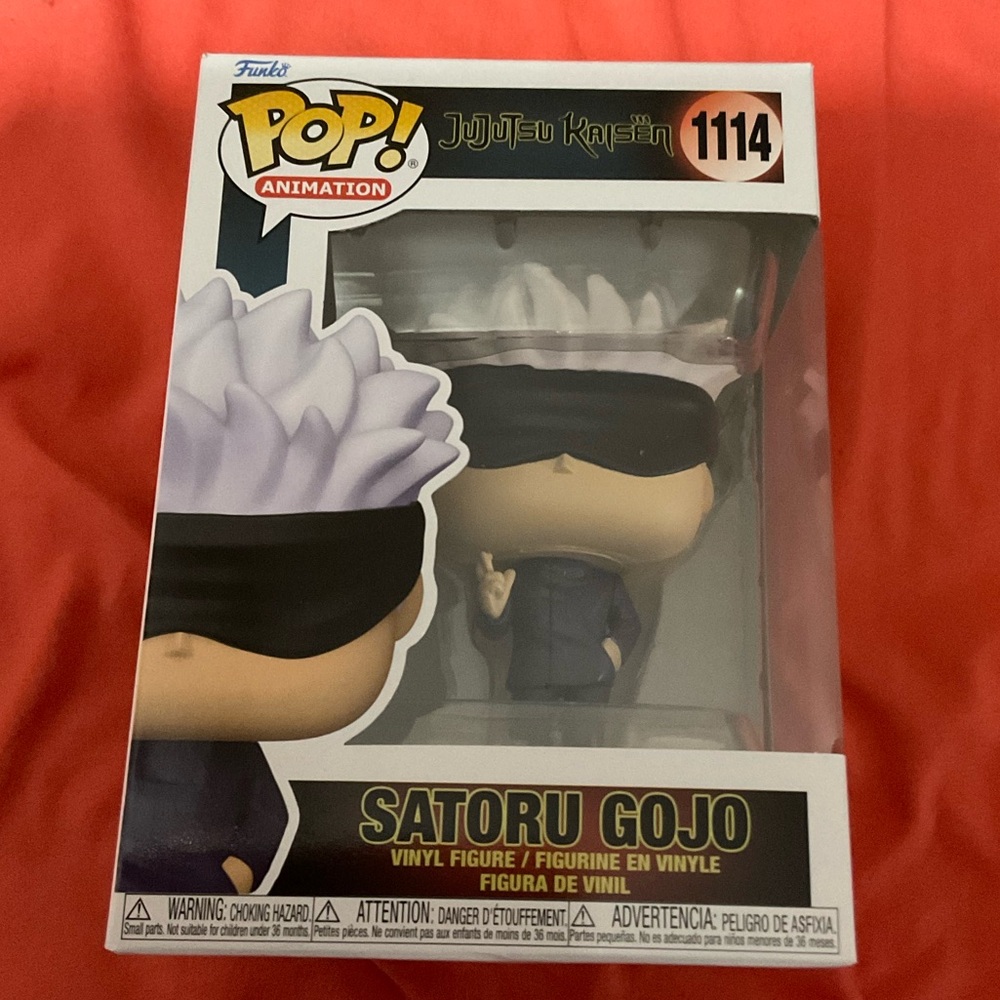 FUNKO POP JUJITSU KAISEN SATORU GUJO 1114 WITH PROTECTOR